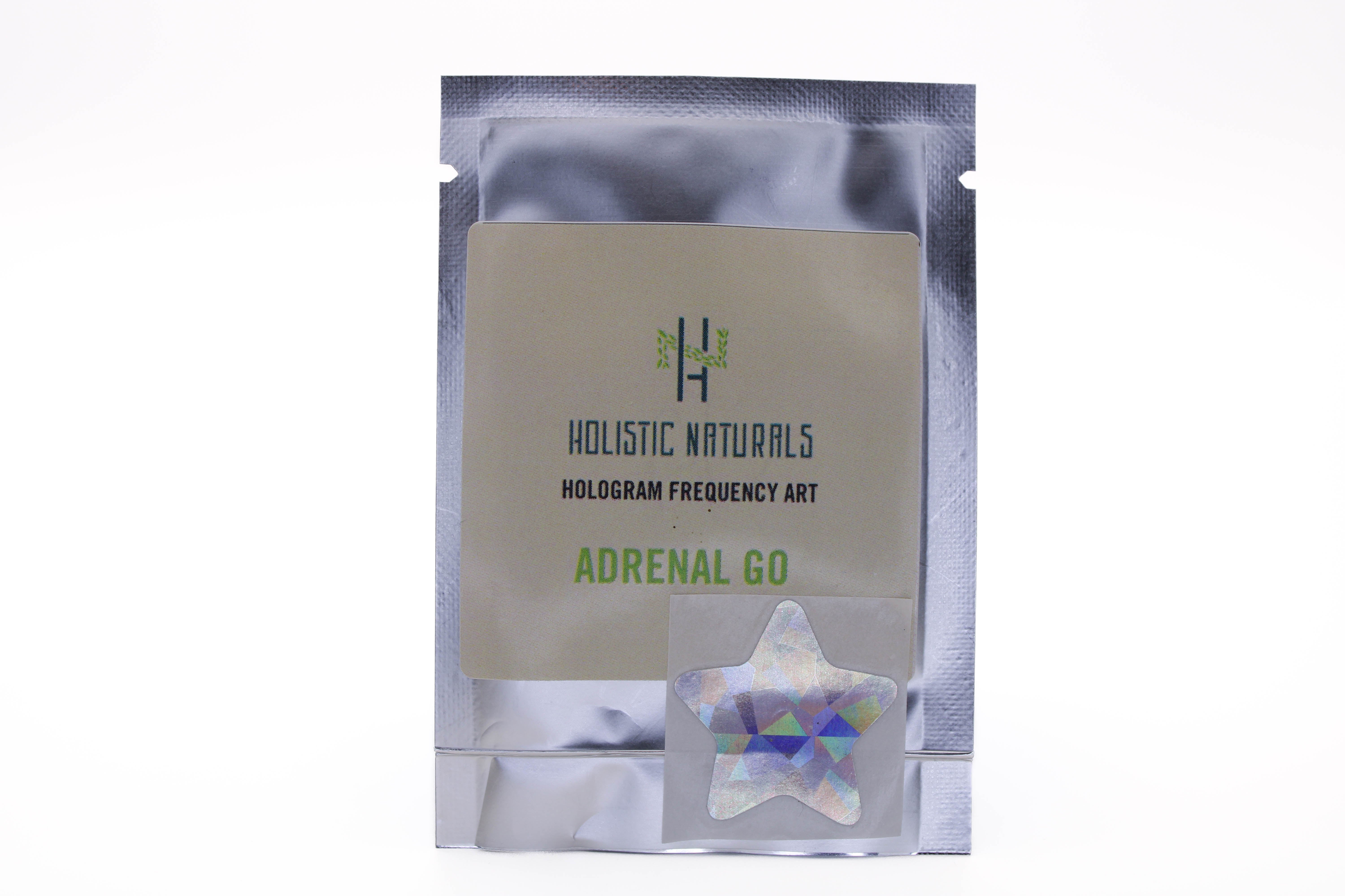 Adrenal Go Holographic Frequency Art - 5 Pack