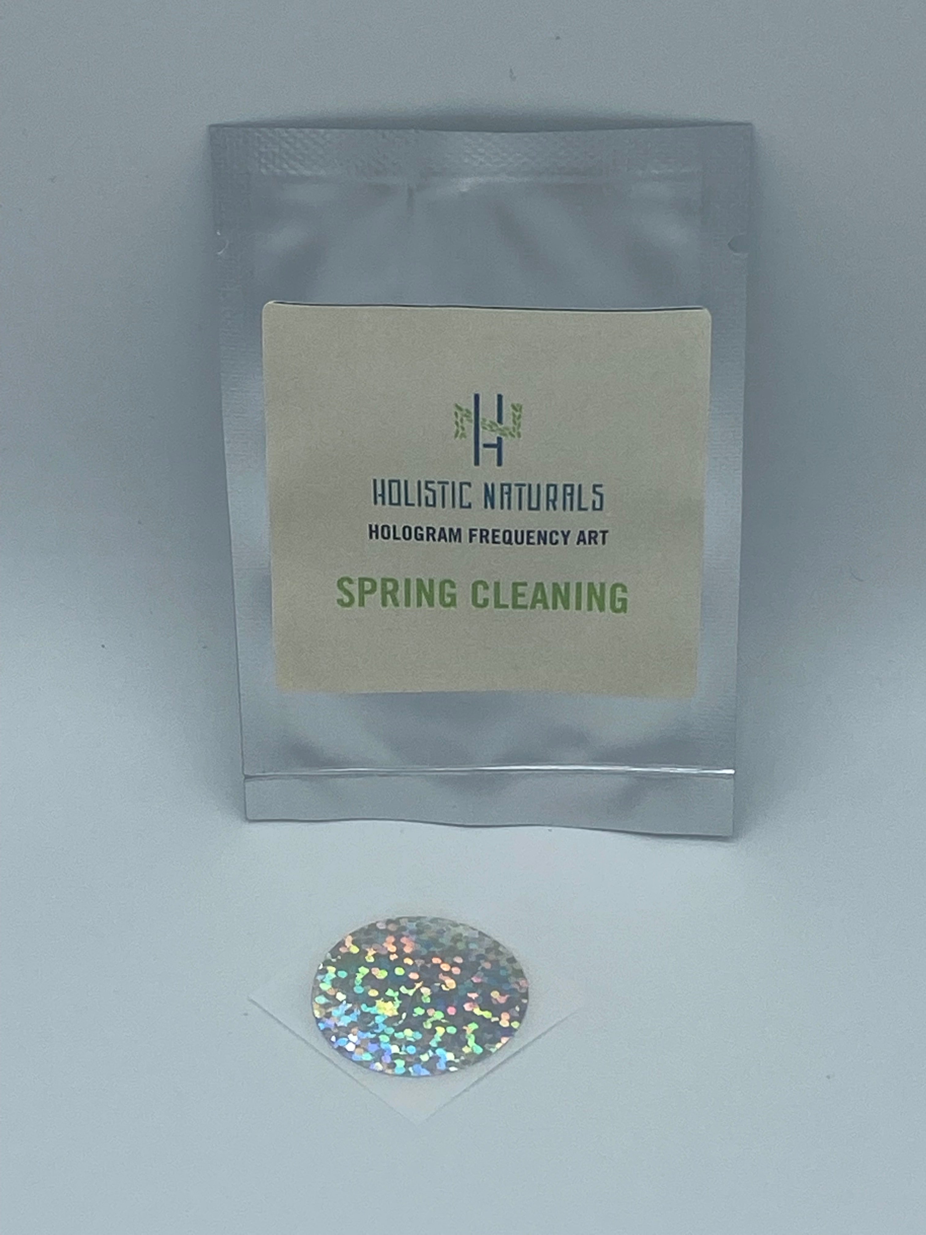 Spring Cleaning Holographic Frequency Art - 5 Pack